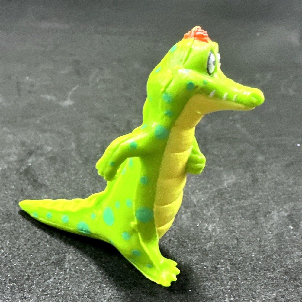 Cute Green‎ Alligator Crocodile Toy Figure Figurine Collectible Animal - Picture 2 of 7